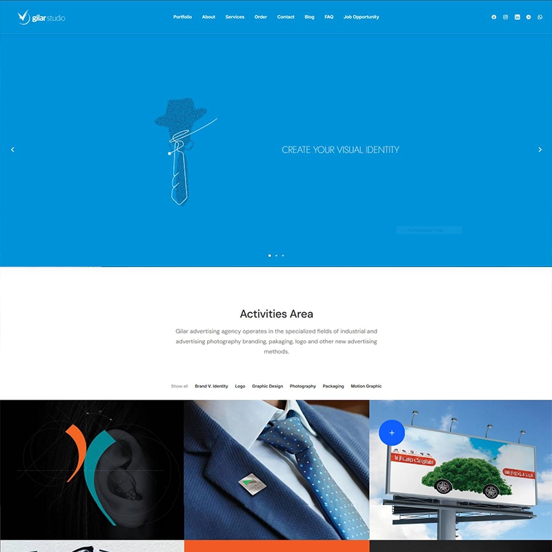 طراحی وبسایت لوکس در تهران